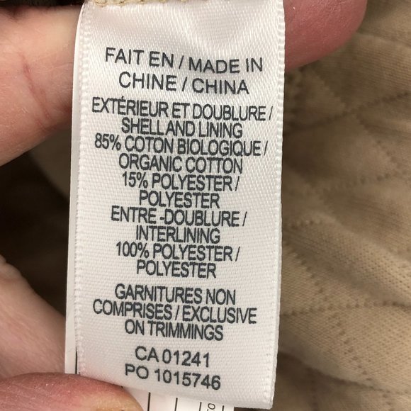 Twik by Simons Diamond Quilted tan Pullover Cropped Sweatshirt NWT SP - Picture 5 of 15